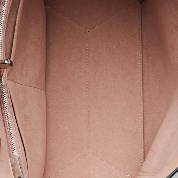 Louis Vuitton Rose/Black Leather Lockme Cabas Tote Bag - Picture 7 of 11